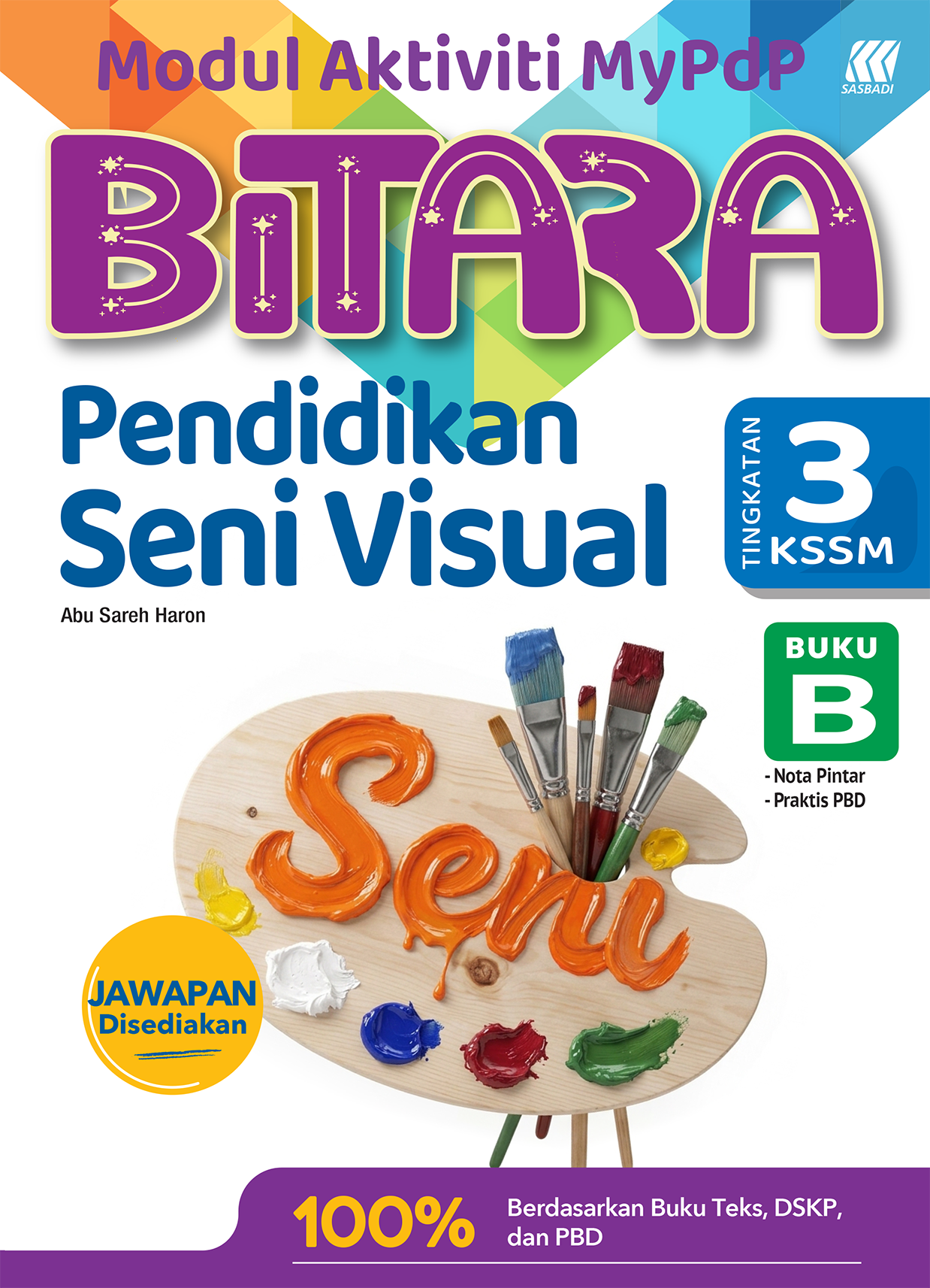 MyPdp Bitara Pendidikan Seni Visual Ting. 3 Buku B (NM) Cover